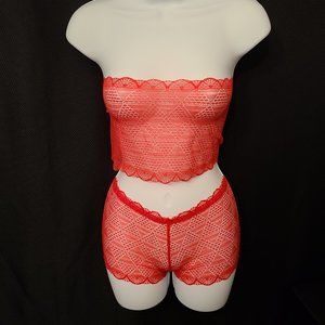 Lingerie - Red Sexy Lace 2 Piece $L-BUN$